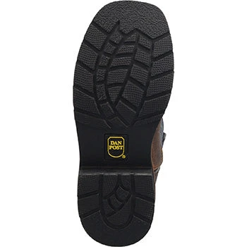 Dan Post Kid's Rust And Blue Square Toe Boots - Image 5