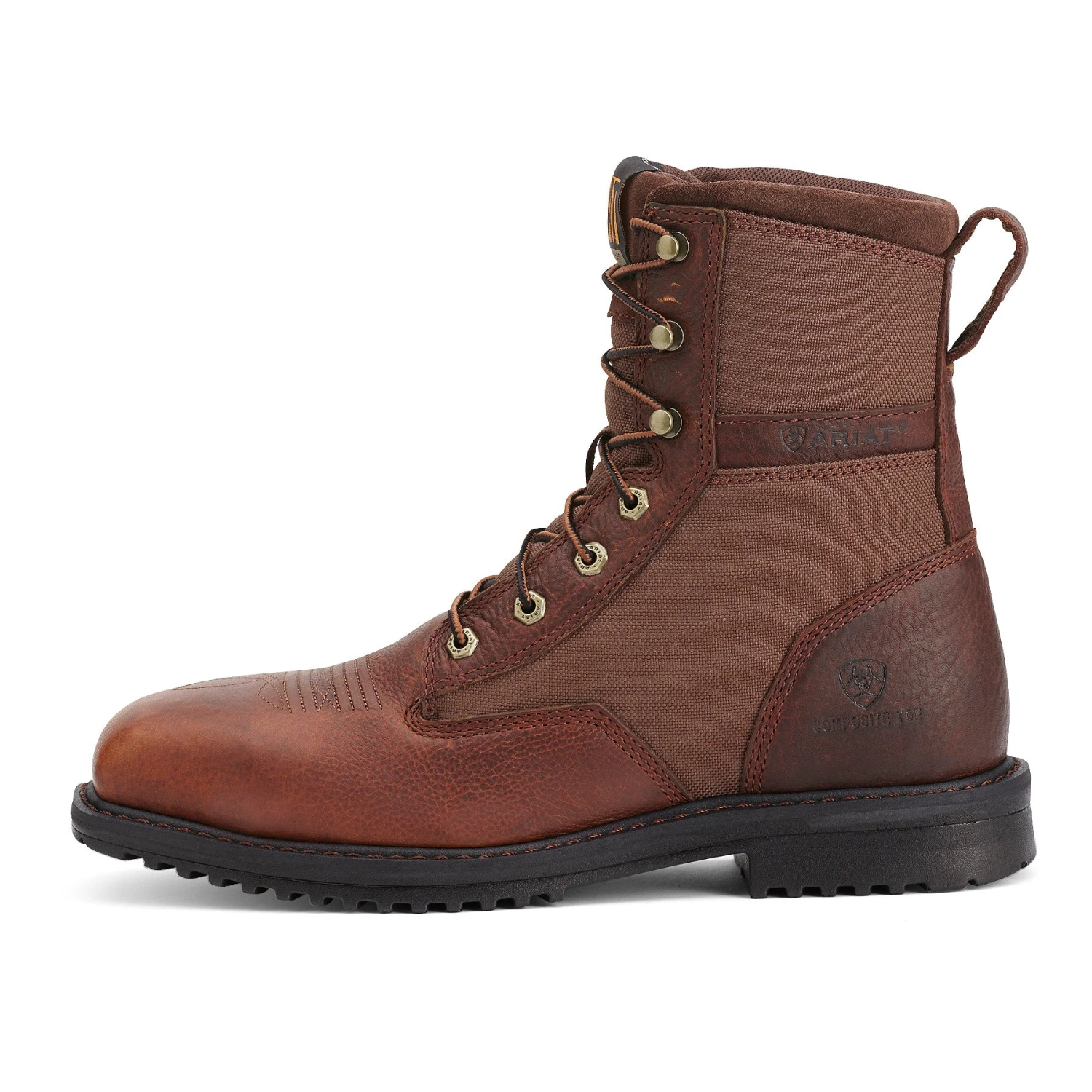 Ariat Men's Brown Rigtek Composite Square Toe Lace Up Boot - Image 2