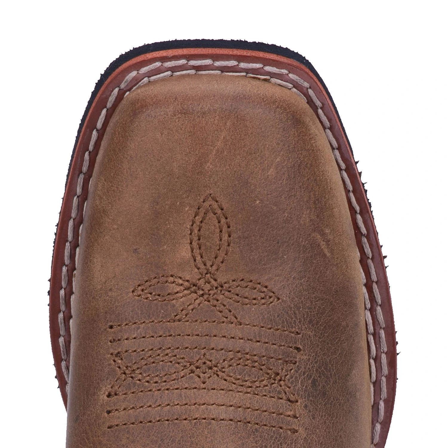 Dan Post Kid's Brown And Black Rascal Square Toe Boot - Image 6