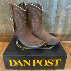 Dan Post Brown Suede Kids Boot
