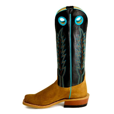 Horse Power Brown Bison Roughout Kid's Boots - Image 4