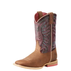 Ariat Kid's Sunset And Purple Vaquera Square Toe Boot