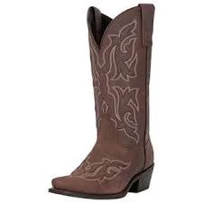 Women's Distressed Brown Snip Toe Boot